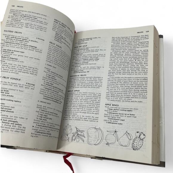 Cookbook Joy of Cooking [Hardcover] Rombauer Becker 1975 Copyright 1984 Printing - Picture 4 of 5